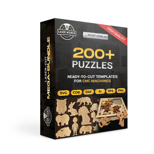 200+ Puzzles - Laser World