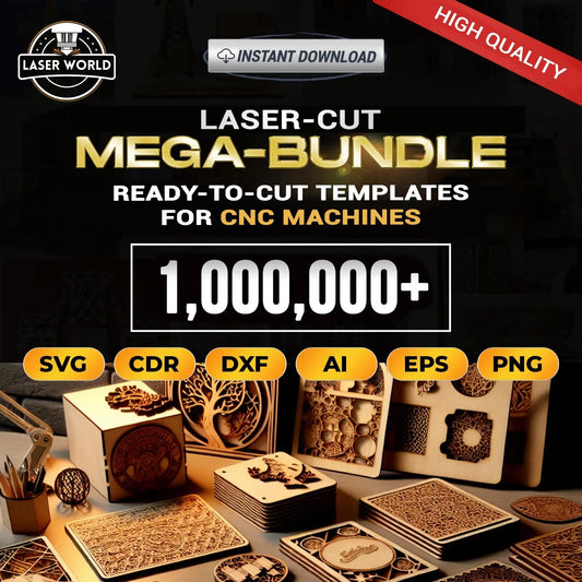 1,000,000+ Laser-cut Mega-bundle
